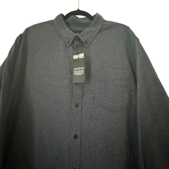 Rails Men's Dark Blue Button-Down Flannel Long Sleeve Shirt, Size XXL NWT - Picture 3 of 9